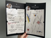 Zestaw tymczasowych tatuaży z motywami ukraińskimi