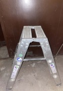 Drabinka / podest roboczy składany aluminiowy 2-stopniowy