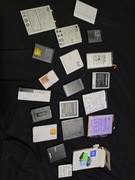 Zestaw 19 baterii do telefonów Samsung Nokia Sony 