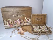 Pudełko na koperty i Pudełko na obrączki 