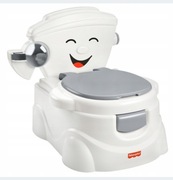 Nocnik interaktywny Fisher Price Śpiewający nocniczek biało-szary