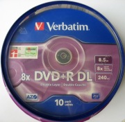 Verbatim DVD+R DL.