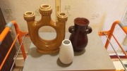 ŚWIECZNIK  CERAMICZNY VINTAGE. PRL