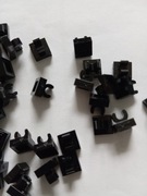 Lego 15712  klips uchwyt zaczep czarny 12 sztuk