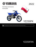 YAMAHA YZ 250FX 2022r SERWISOWKA KSIAZKA NAPRAW kody bledu j.POLSKI