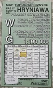Hryniawa. Połoniny Czywczyńskie - reedycja map topograficznych, 2001