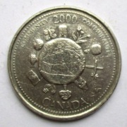 Kanada - 25 cent - 2000r. 