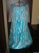 Strój kostium przebranie na kole ELSA KRAINA LODU FROZEN 8-9 lat 128-134cm 