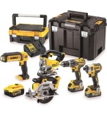 DEWALT zestaw 5 narzędzi akumulatorowych 