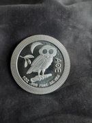 Srebrna moneta Athenian Owl  1 oz Ag  Sowa Ateńska 