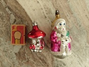 2 kolekcjonerskie bombki figurki z czasów PRL #3