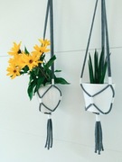 Kwietnik makramowy 75 cm – handmade