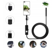 Kamera endoskopowa inspekcyjna warsztatowa 5m USB 3w1 FULL HD