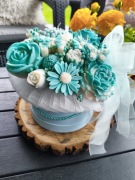 Candle flower box XL wykonany z świec sojowych z aromatem 