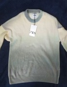 Wielokolorowy Sweter ZARA rozmiar M