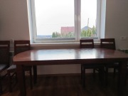 Drewniany, duży , rozkładany , brązowy  stół