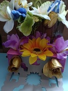 Stroik kwiaty sztuczne 