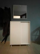 Zestaw do przedpokoju IKEA – szafka na buty + lustro + wieszak
