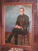 Portret młodzieńca w polskim mundurze  lata 30 te 20 wieku.