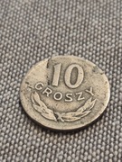 Moneta 10groszy z roku 1949 aluminium BZM