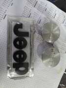 Dekielki jeep 55mm plus emblemat jeep