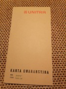 Karta gwarancyjna DANA  MOT 728