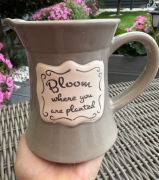 Shabby Chic dzbanek na przybory / kwiaty