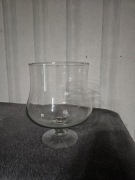 Duży szklany kielich do dekoracji 