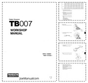Takeuchi TB007 Excavator Service Manual Instrukcja serwisowa naprawcza