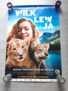 Plakat kinowy z filmu Wilk, lew i ja