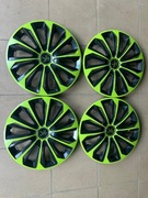 Kołpaki 15" zielone do PEUGEOT kołpaki do felg