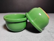 Szkliwione Gliniane miski do serwowania sosów lub przekąsek 