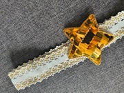 Opaska przepaska złota gwiazda Boże Narodzenie