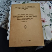 Ćwiczenia z hydrografii dla geografów UJ  Dynowski Dynowska