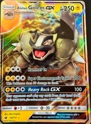 Pokemon Card - Alolan Golem GX Crimson Invasion 34/111 LP