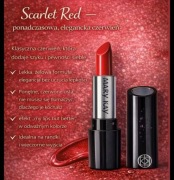 Półmatowa żelowa pomadka Scarlet Red Mary Kay 