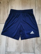 Adidas, krótkie sportowe spodenki, na wf, r. 128