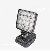 Lampa do Makita halogen 16 Led duży 10x10cm z adapterem do baterii