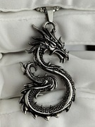 NOWY Naszyjnik wisiorek chiński smok dragon