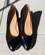 Czarne półbuty Ryłko