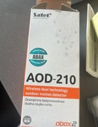 AOD-210 - zewnętrzna bezprzewodowa dualna czujka ruchu