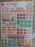 Kalkomania do MiG-17 1/72  PRINT SCALE