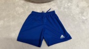 Adidas spodenki niebieskie piłkarskie 140 10 lat modne