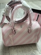 Victoria’s Secret torebka różowa w paski kuferek 