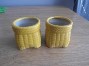 Doniczki ceramiczne z PRL - u