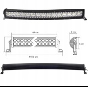 Halogen lampa robocza 104cm LED BAR - 940W 12-24V DC
