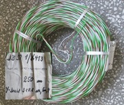 Drut w izolacji 250m fi 0,8mm szpula  fi  3x0,8mm 0,5mm2 FV