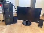 Komputer + Monitor + Głośniki GT1030 G4600 8GB RAM