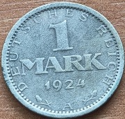 NIEMCY, 1 MARKA 1924 A