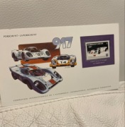 Unikat znaczek w etui z 1984 roku Porsche 917